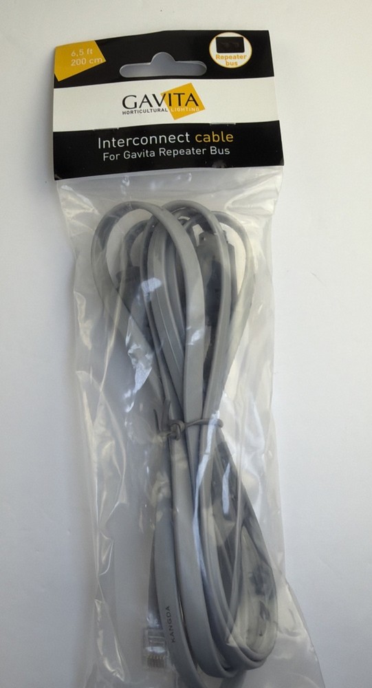 Gavita Professional Lighting Controller Interconnect Cable Repeater Bus New