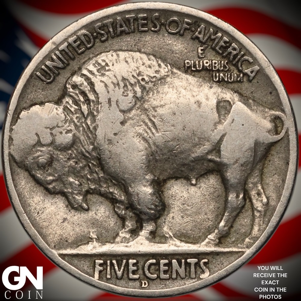 1917 D Buffalo Nickel A7815
