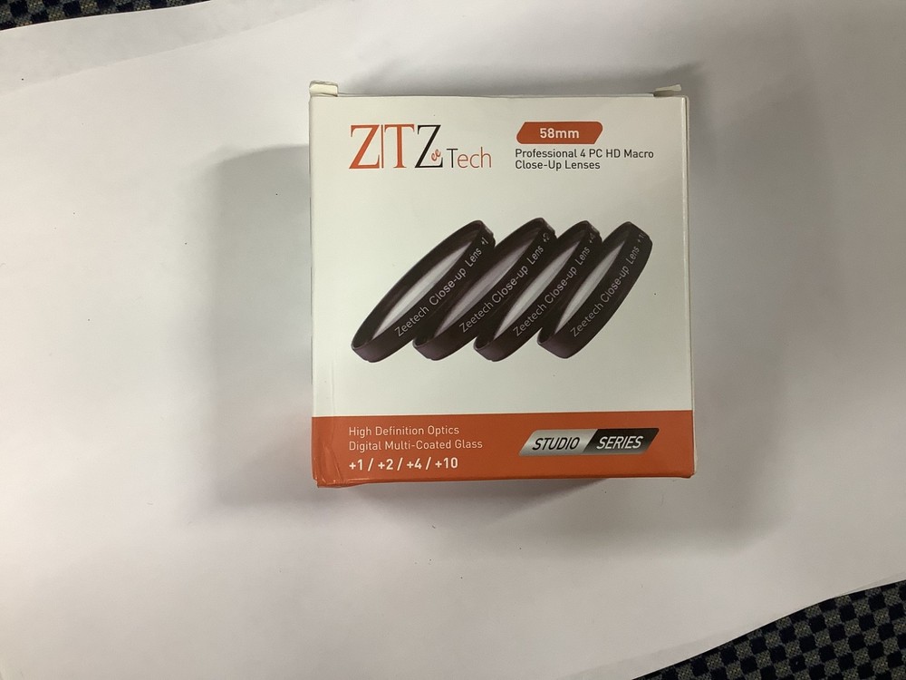 ZITZ TECH  Close Up Filter Set 58mm New +1,+2,+4 and +10