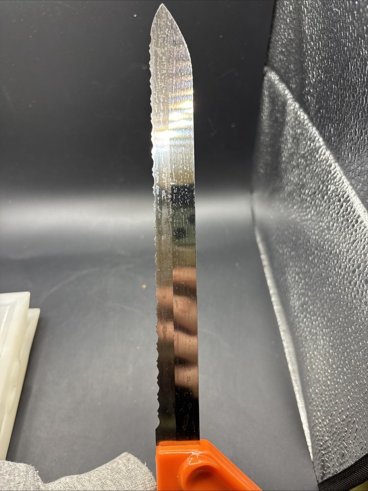 Vintage Popeil's Bionic Knife 8" Blade Cutting Board Case Set