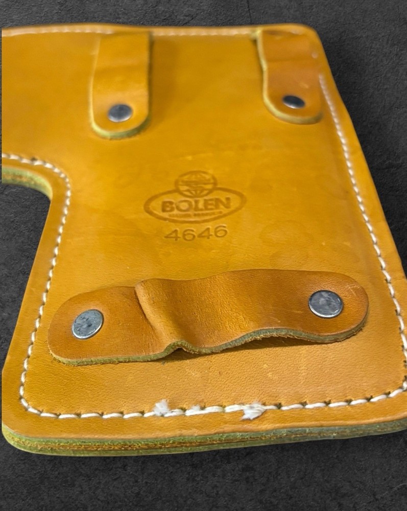 BOLEN 4646 Leather Climber Pads Right Left Set Pole Tree Lineman Accessory