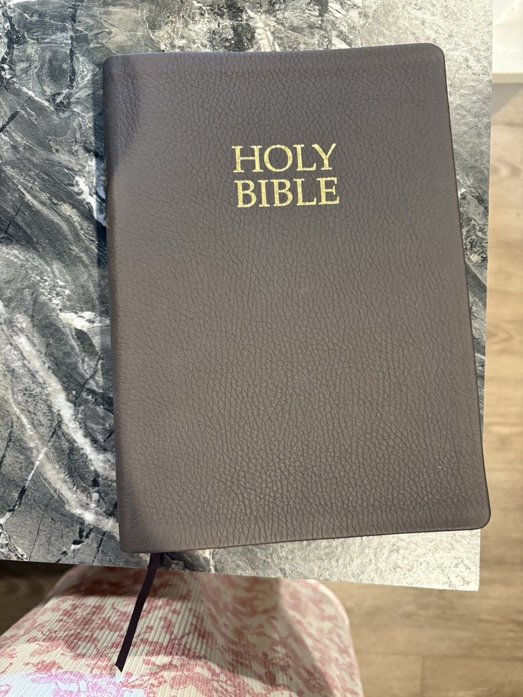 Whitaker KJVER Large Print Bible LEATHER BOUND