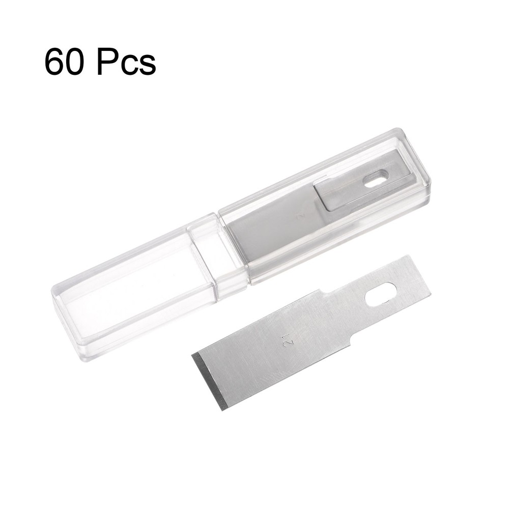 60PACK Exacto Knife Blades #21 Hobby Knife Replacement Blades Refills