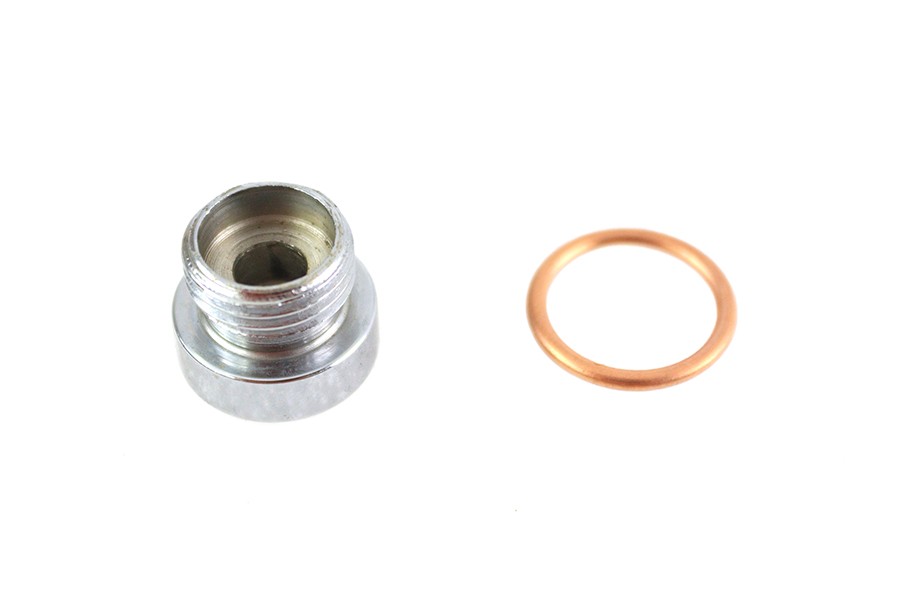 Oil Pump Screen Plug Chrome for Harley-Davidson