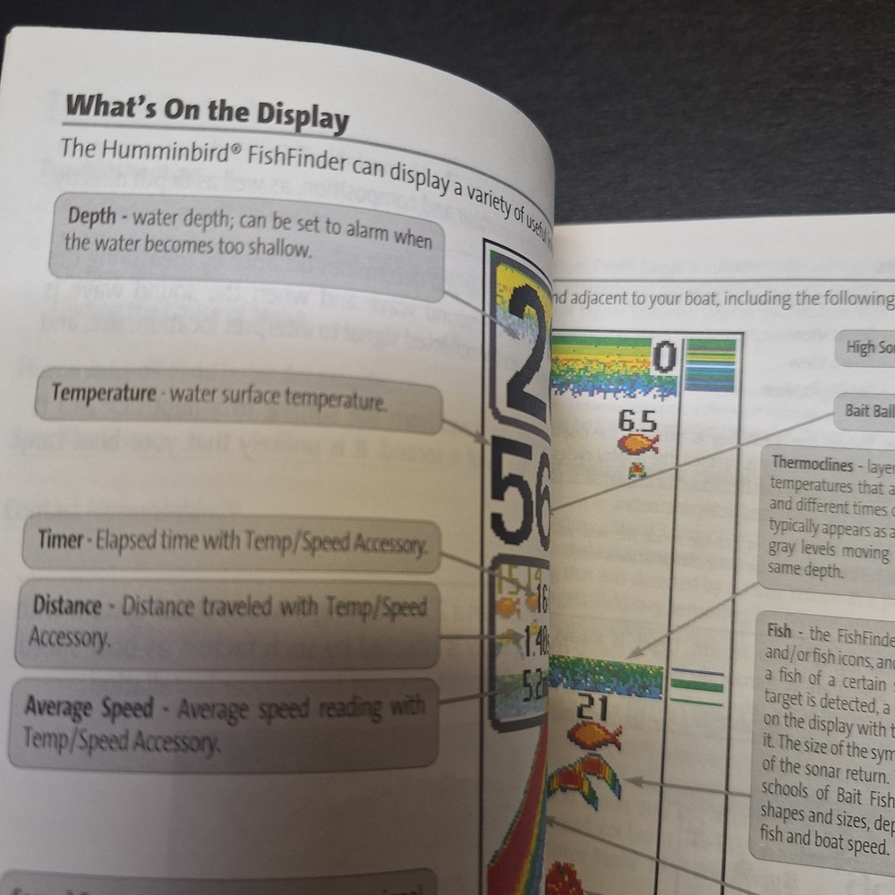 Humminbird 585c 585 Operation Owners Manual
