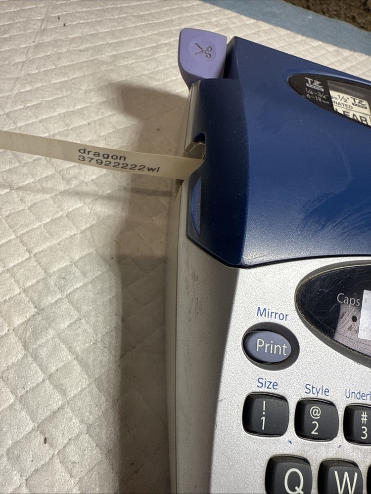 Electronic Brother P-Touch PT-1750 Labeling System Thermal Maker Printer