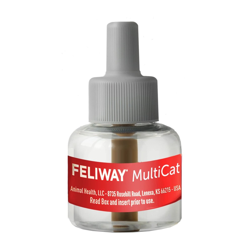 FELIWAY MultiCat Calming Pheromone Diffuser Kit: 1 Diffuser & 6 Refills