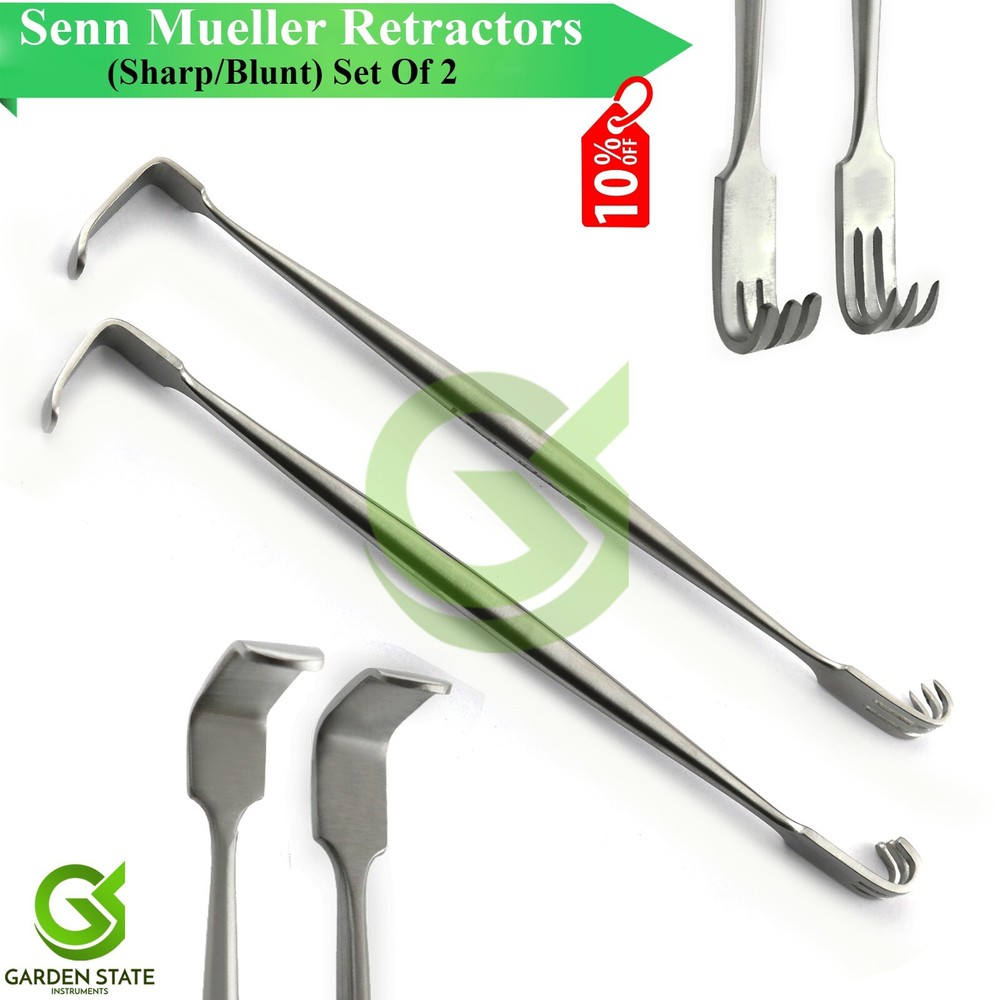 Double Ended Senn Mueller Retractor Orthopedic & Surgical Instruments