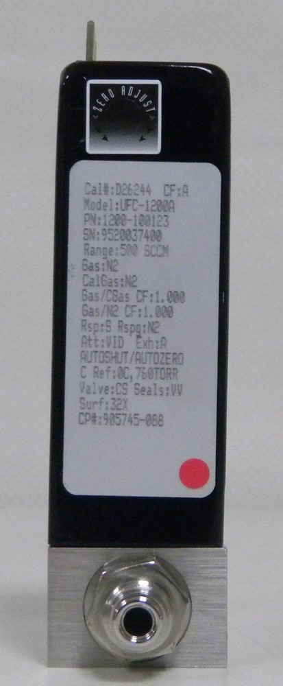 Unit UFC-1200A Mass Flow Controller, Gas- N2, Range- 500 SCCM, Used