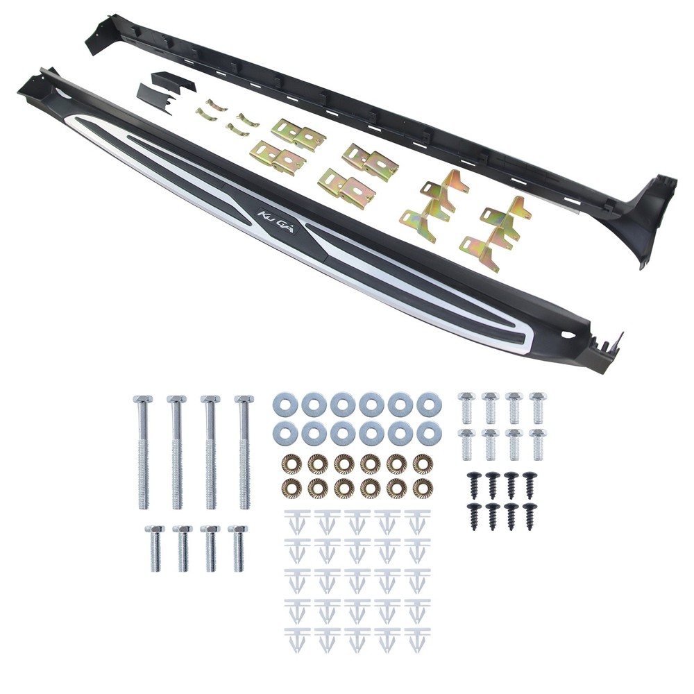 Running Boards Side Steps For 2013-2019 Ford Escape Side Step Nerf Bars