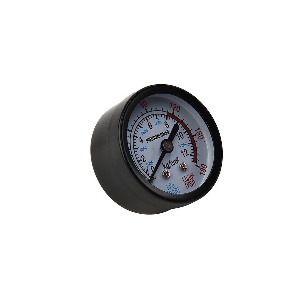Compressor Gauge Manometer Tool Accessories Air Compressor Balck+Silver