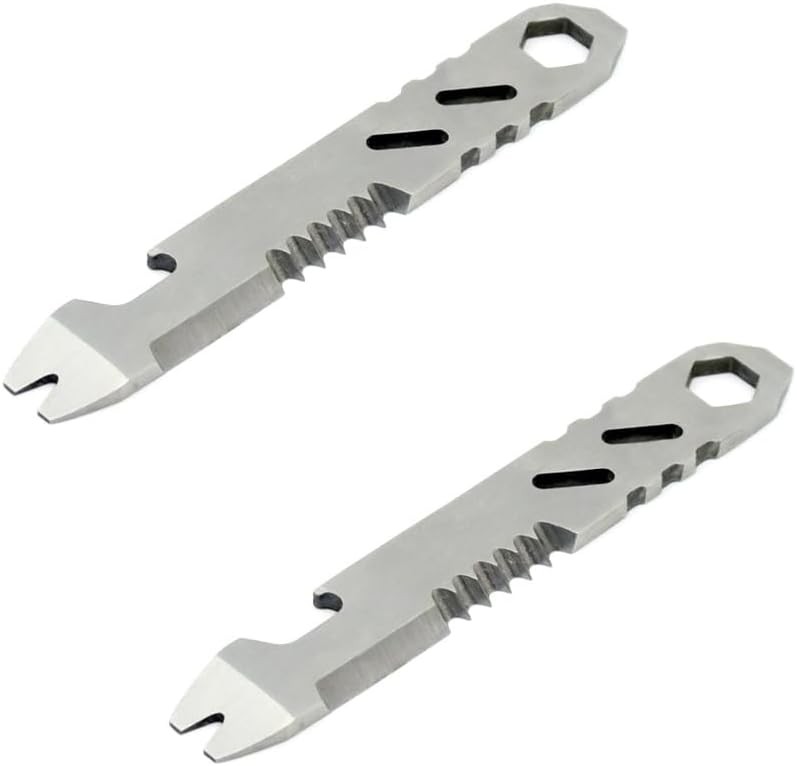 2 Pack Flint Fire Starter Striker Replacement Ferro Rod Scraper High Speed Steel