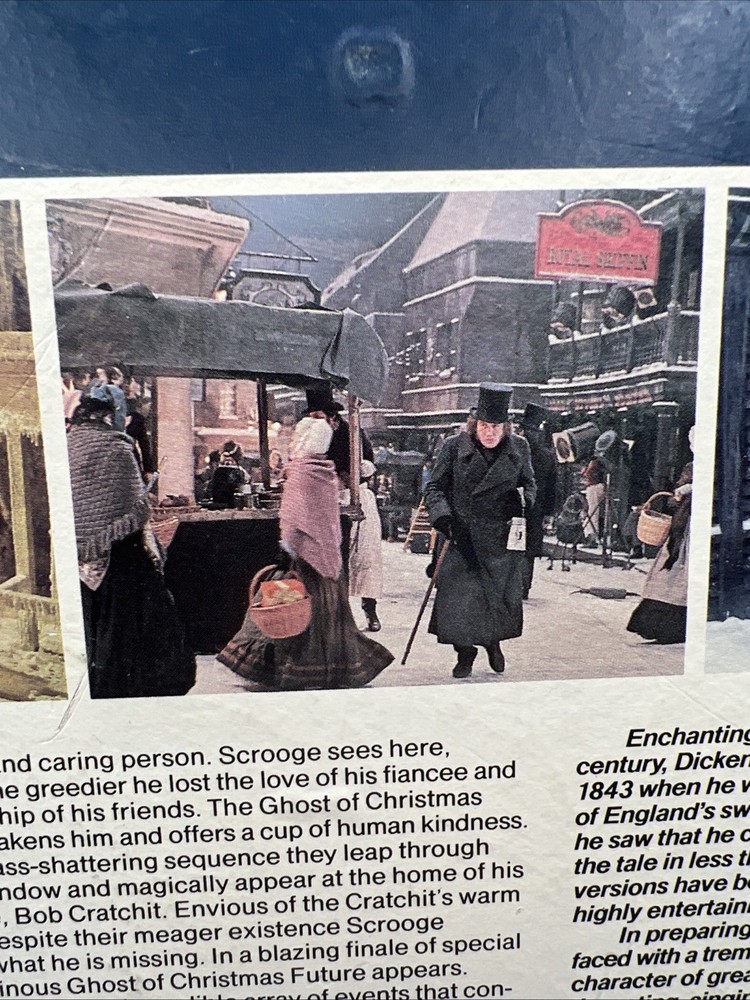 SCROOGE CED Videodisc RCA Selectavision CBS FOX 1983