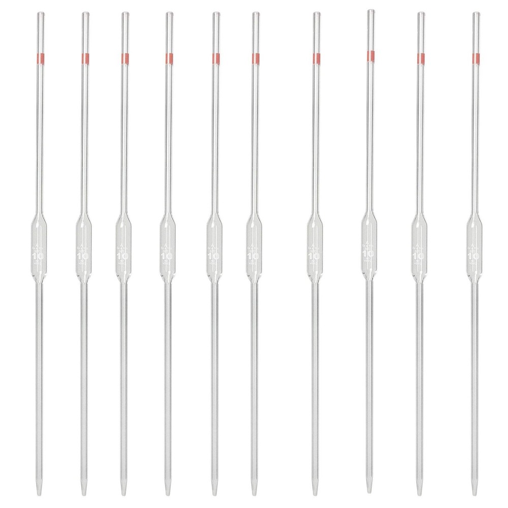 Pipette - Volumetric, 10ml Capacity. Pack of 10.
