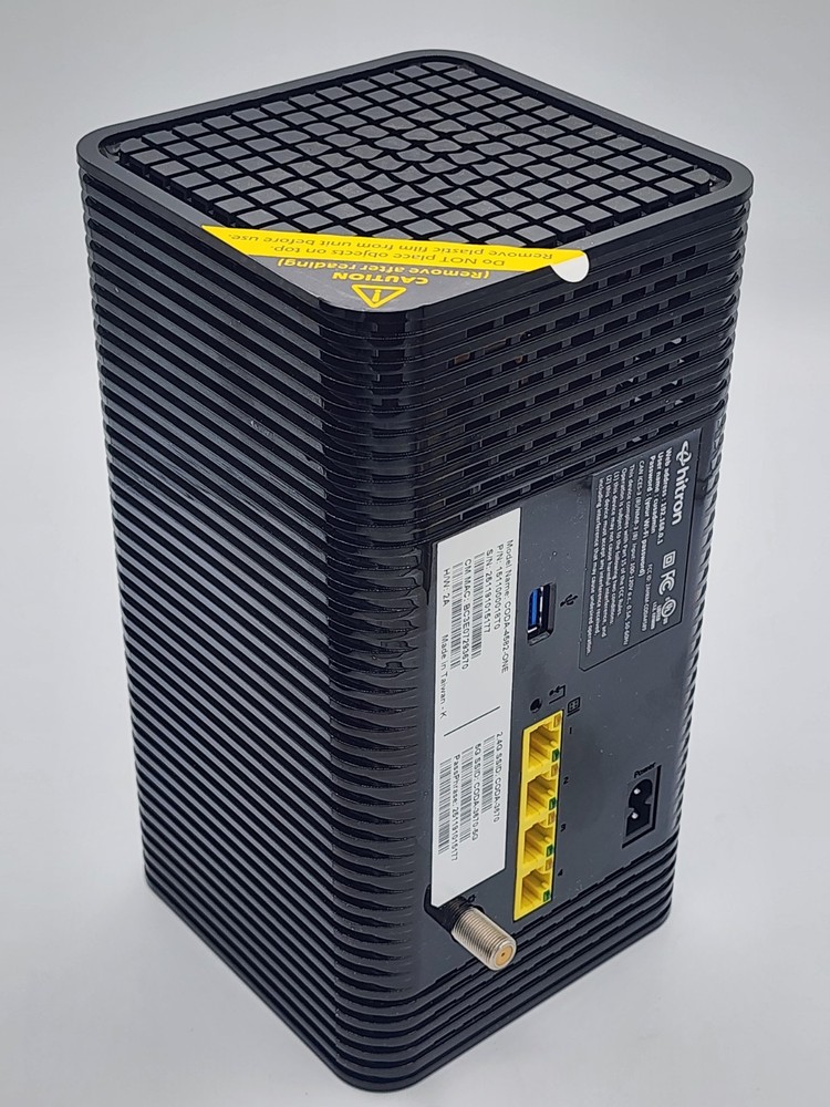 Hitron CODA-4582-ONE Cable Modem Router Combo WiFi Bracket & Cables