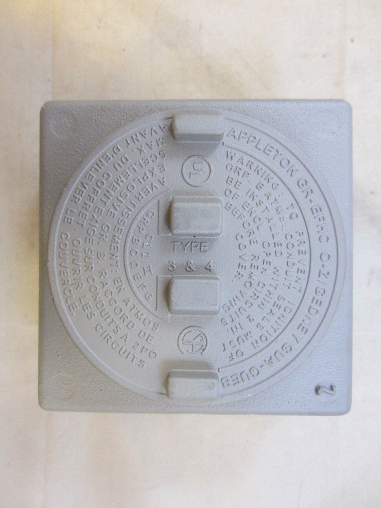 APPLETON GRSS100 1" EXPLOSION PROOF JUNCTION BOX