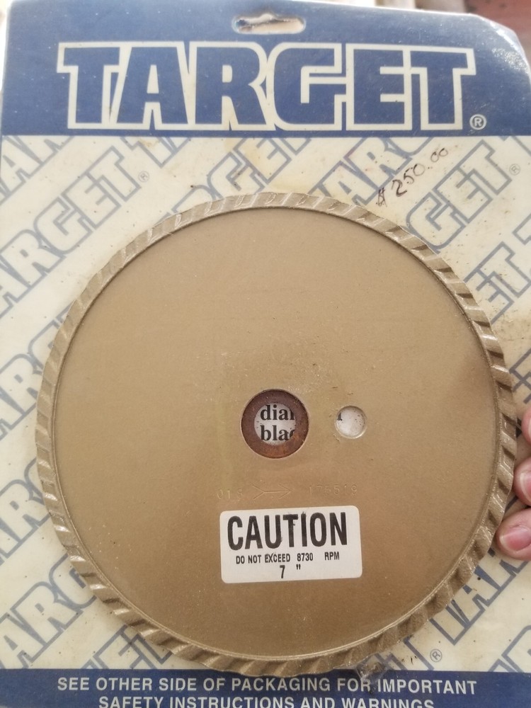 TARGET 7" Tuck Point Diamond Blade  7X.250