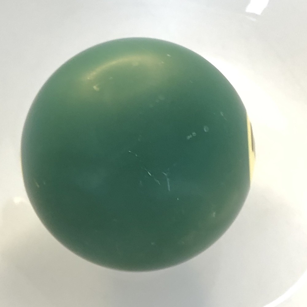 Used Individual Pool Ball Solid Green 6 Replacement Billiards 21/4"