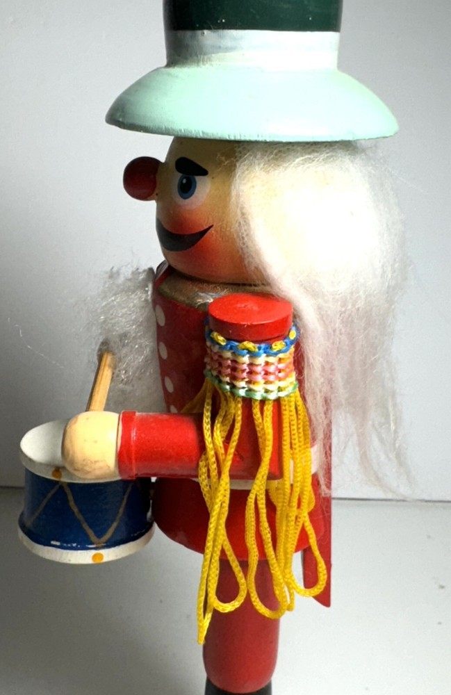 Vintage Smithsonian Institution Nutcracker Marching Band Drummer 10"