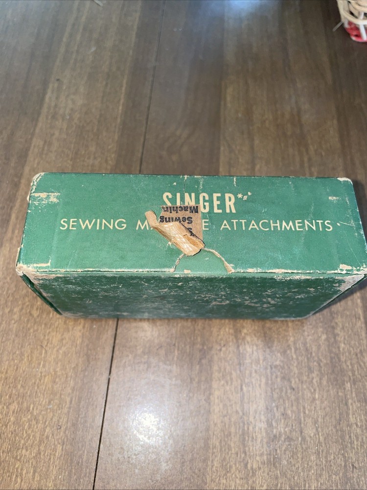 Vintage singer sewing machine box