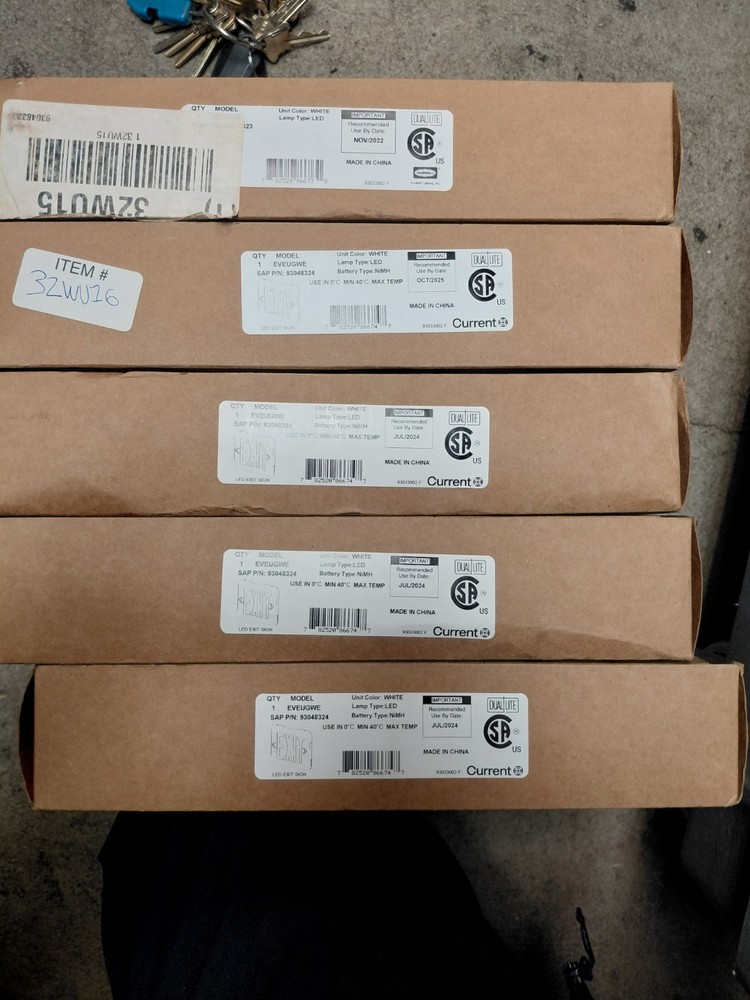 Dual Lite, Exit Sign, EVEUGWE