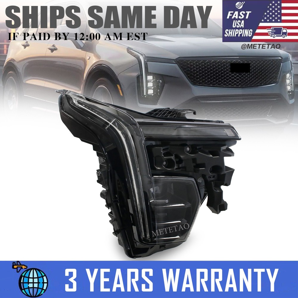 Right Side For 2024-2025 Cadillac XT4 LED Headlight 42888030