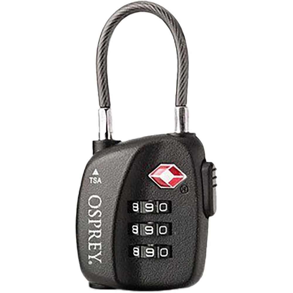 Osprey Packs TSA Cable Lock Black, One SIze