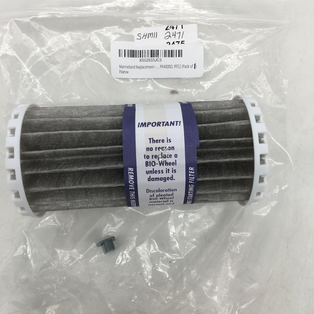 Marineland Replacement Eclipse PF400BD PFE2 Black Pack Of One