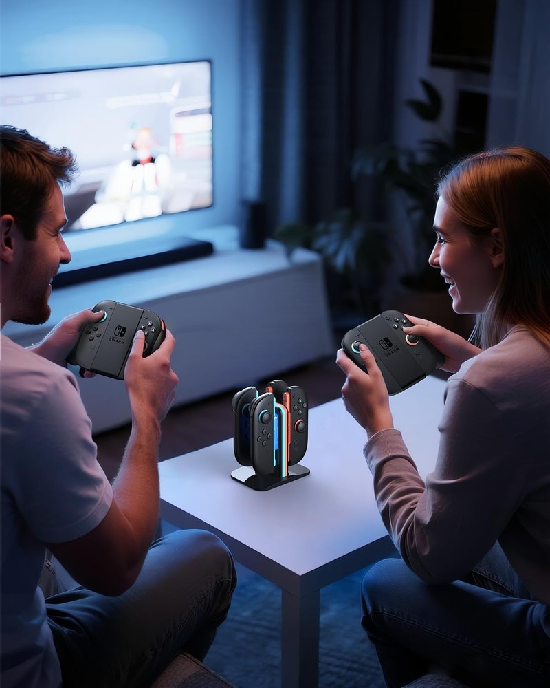 Controller Charger Dock for Nintendo Switch 2 Joy-Cons 4 in 1 Charging Station