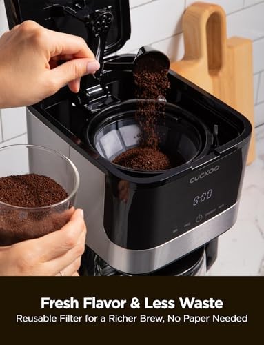 Classic 10-Cup Drip Coffee Maker, Easy To Use Coffee Machine with