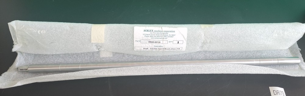 🆕️ Ackley Machine 99640-00139 Variable Speed Brush Shaft *WARRANTY+ 🇺🇸 SHIP