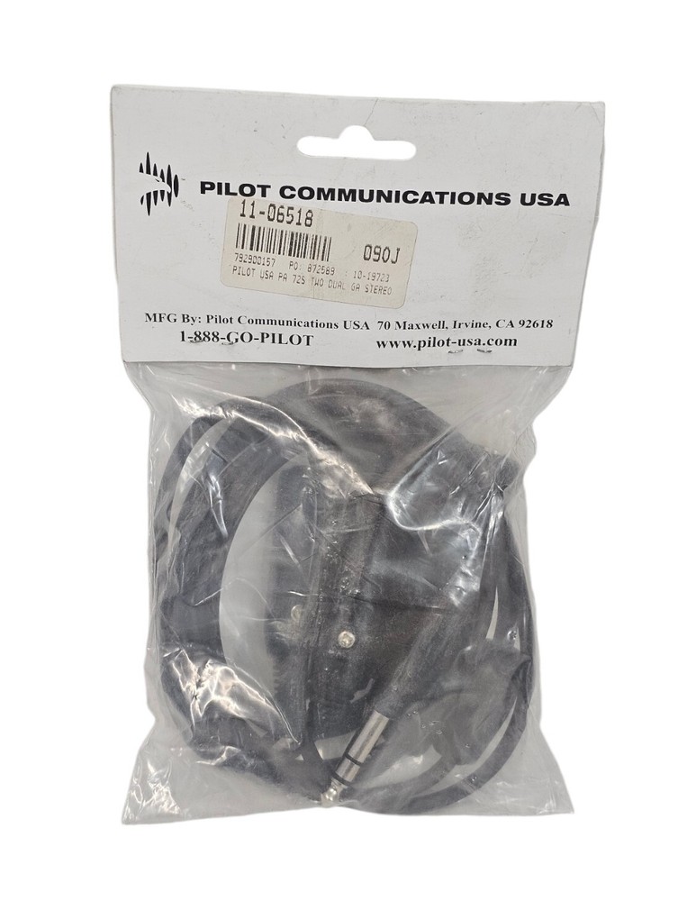 Pilot Communications - Dual Headset Adapter - PA-72S
