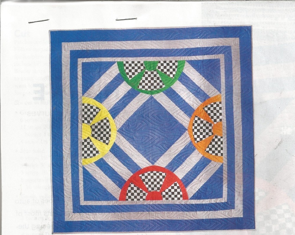 L0119   FINISH LINE QUILT PATTERN/INSTRUCTIONS