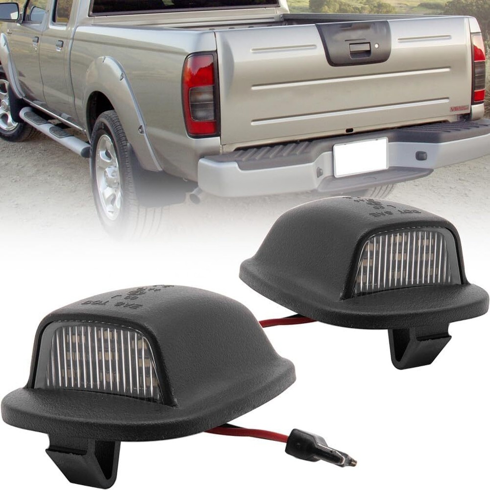 2pcs Full LED License Plate Light For Nissan Xterra 1994-2004 Frontier 1998-2004