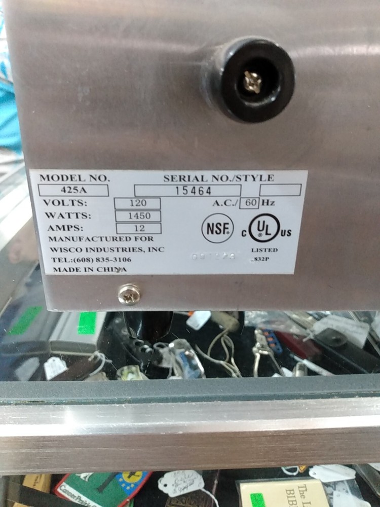 Wisco 425A Digital Timer Dual Temp Oven