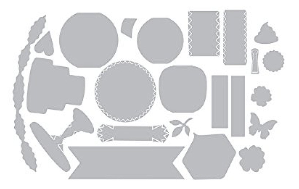 *Rare* Sizzix Brenda Walton, Lanterns, Thinlits 660692