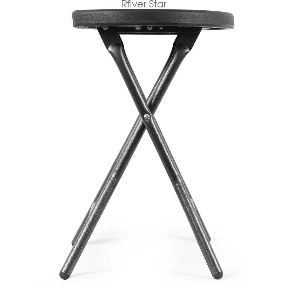 Folding Stool Chairs （Set of 2）,Small Folding Skinny Stools with Handle