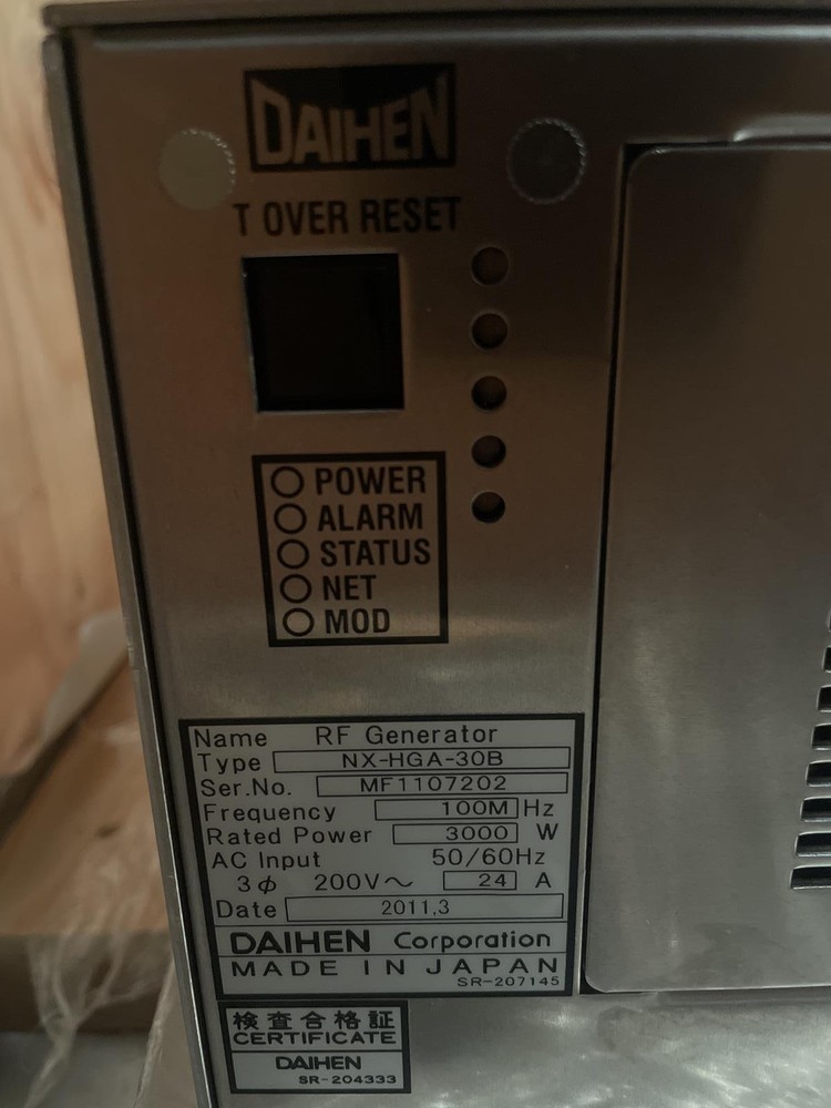 DAIHEN NX-HGA-30B RF GENERATOR