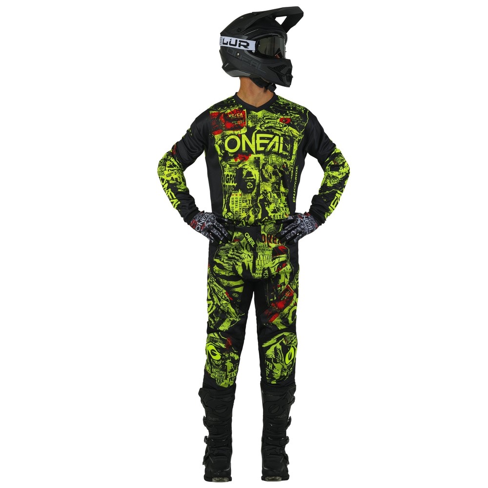 O'Neal Element Attack Black / Neon Pant Size 34 - E024-3334