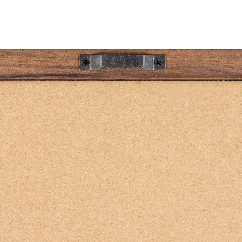 22x28 Matted to 18x24 Walnut Rounded Corner Poster Frame