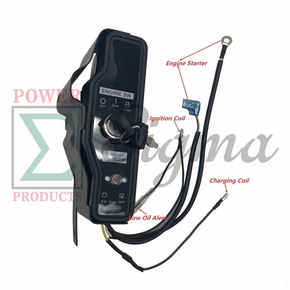 Ignition Switch Box For Harbor CENTRAL PNEUMATIC 30 Gallon 420cc Air Compressor