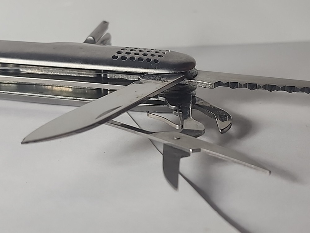 10-in-1 Folding Pocket Knife, Survival Multi-Tool