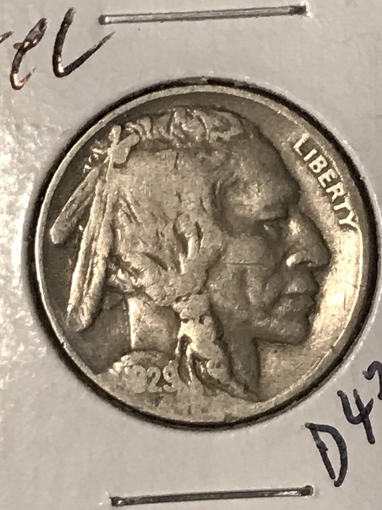 1929 Buffalo Nickel F