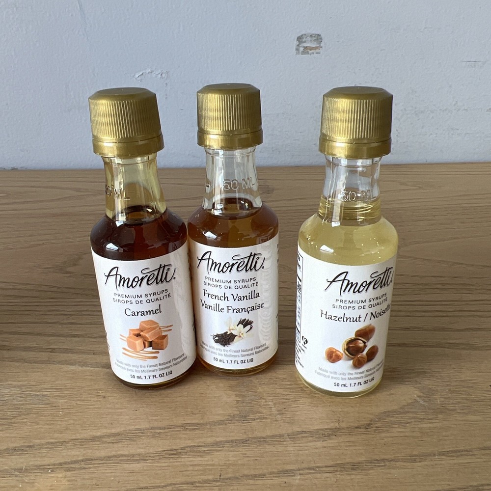 Amoretti Premium Classic Syrups 50ml (3 Pack)