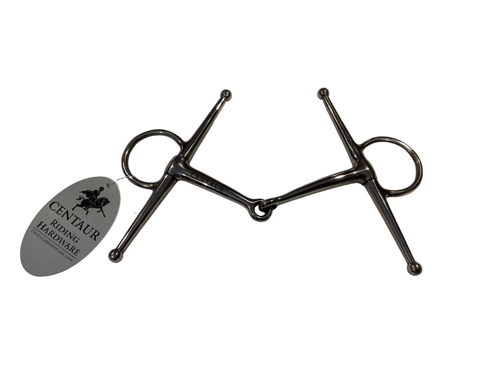 Centaur Full Cheek Single Joint Snaffle Bit 6”