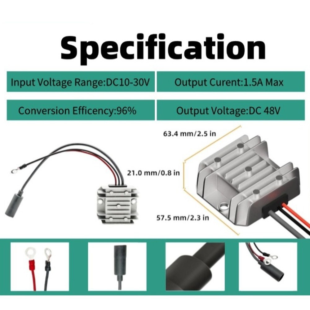 Power Converter Camping Rugged Construction Stable Output Compact Design
