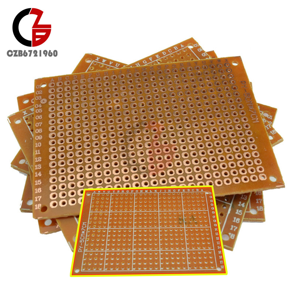 100Pcs 5 x 7 cm DIY Prototype Paper PCB Universal Board New