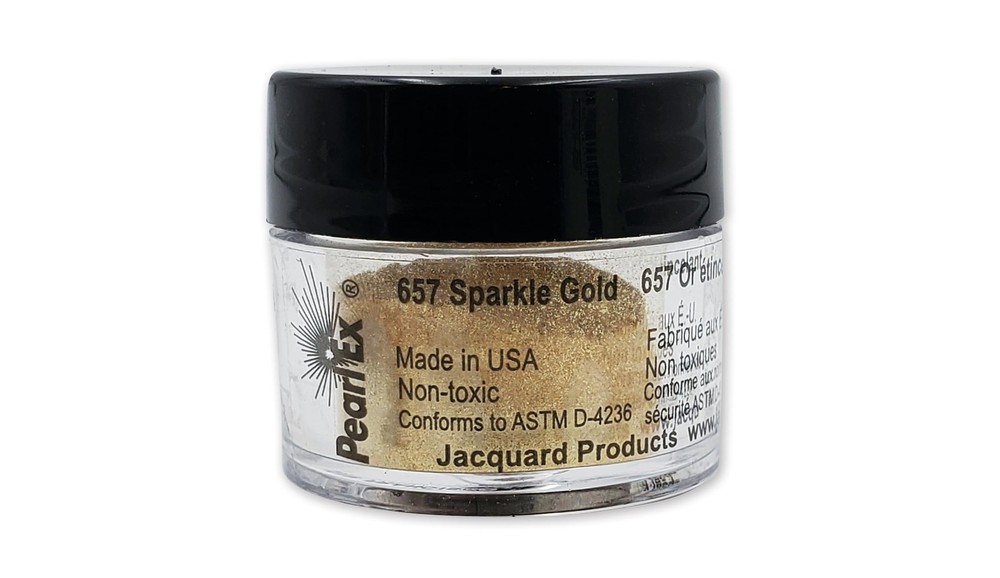 Jacquard Pearl Ex 3 gram #657 Sparkle Gold