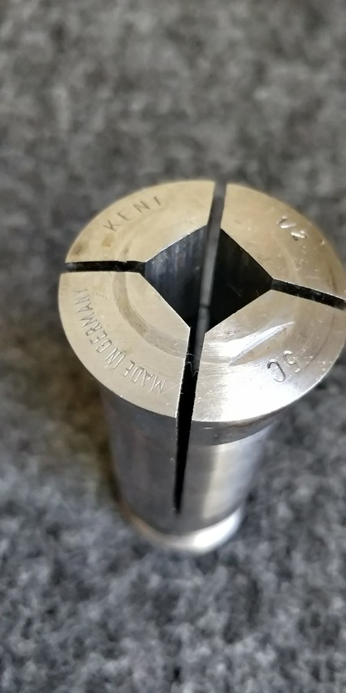 KENT 5C 1/2 square collet, ID & OD threads made in Germany