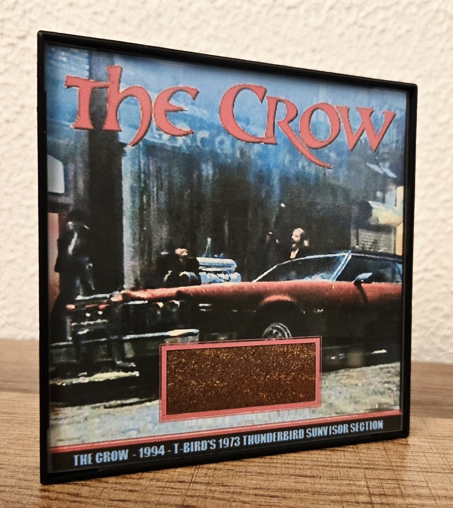 The Crow 1994 Thunderbird Framed Display Movie Prop Visor Padding Brandon Lee